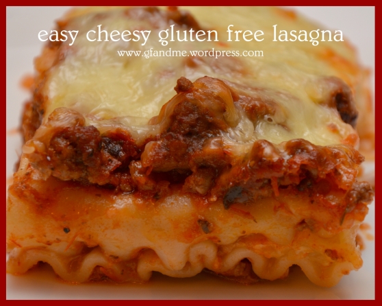 gluten free lasagna