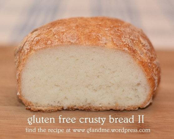 gluten free crusty bread II. gf and me 2013.